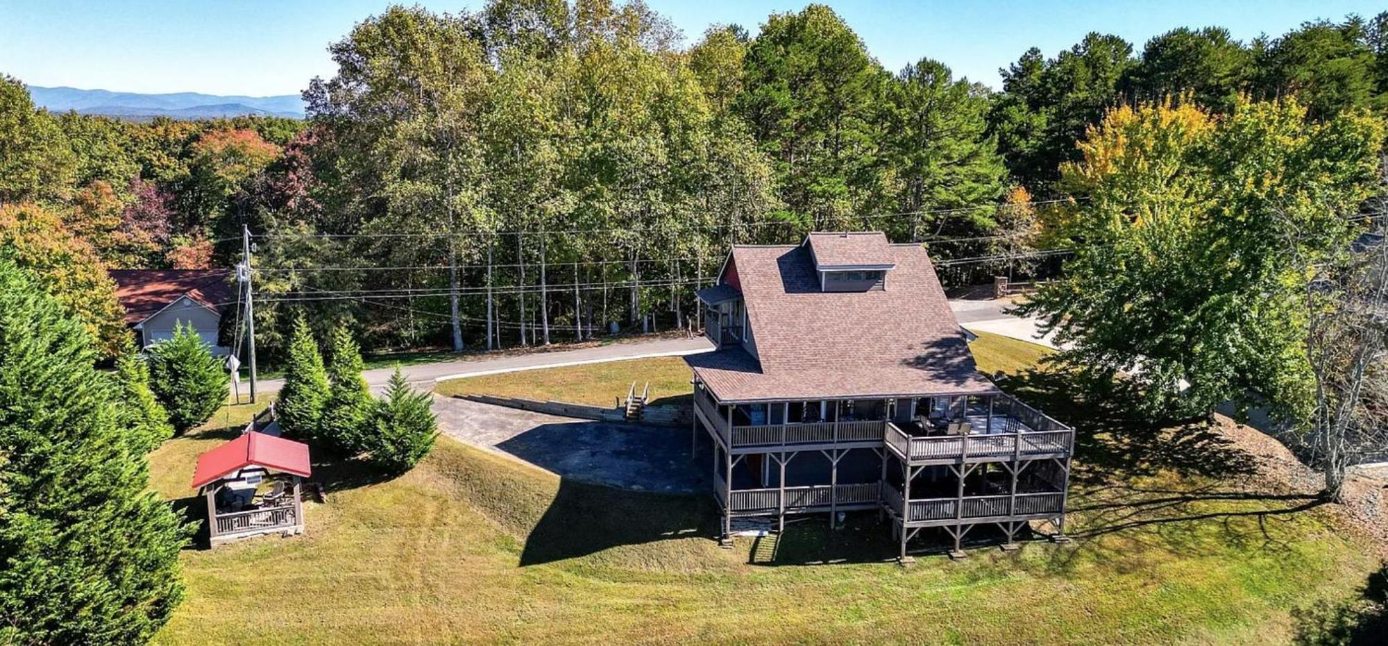 Birds Eye Cabin - Sunset & Starry Retreat Pet Friendly W Private Hottub, Fire Pit And Game Room Ellijay Exteriör bild